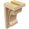 Ekena Millwork 4"W x 4"D x 8"H Wide Alma Rough Cedar Woodgrain TimberThane Corbel, Primed Tan CORUR04X04X08ALMRCPR - alternate 6